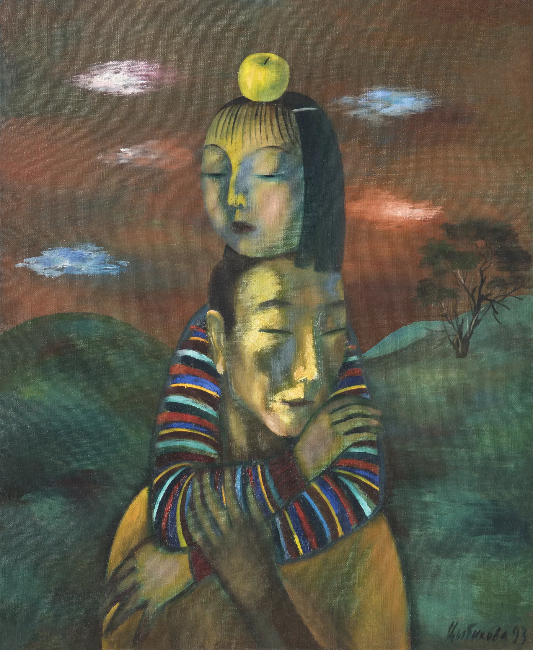 Двое. Из «Коричневой серии», 1993