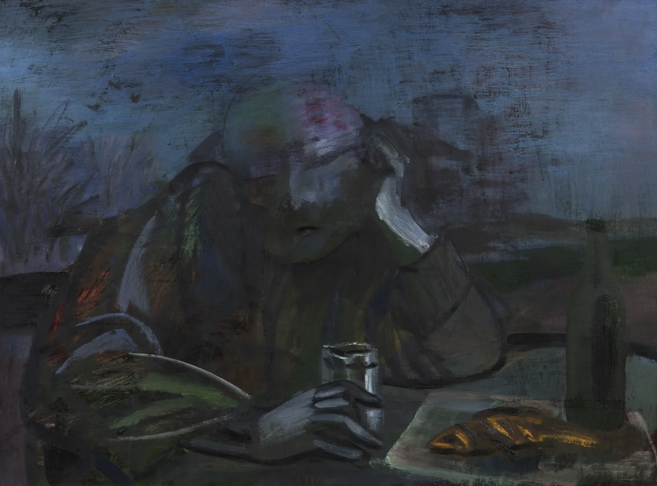 Человек с бутылкой пива, 1995