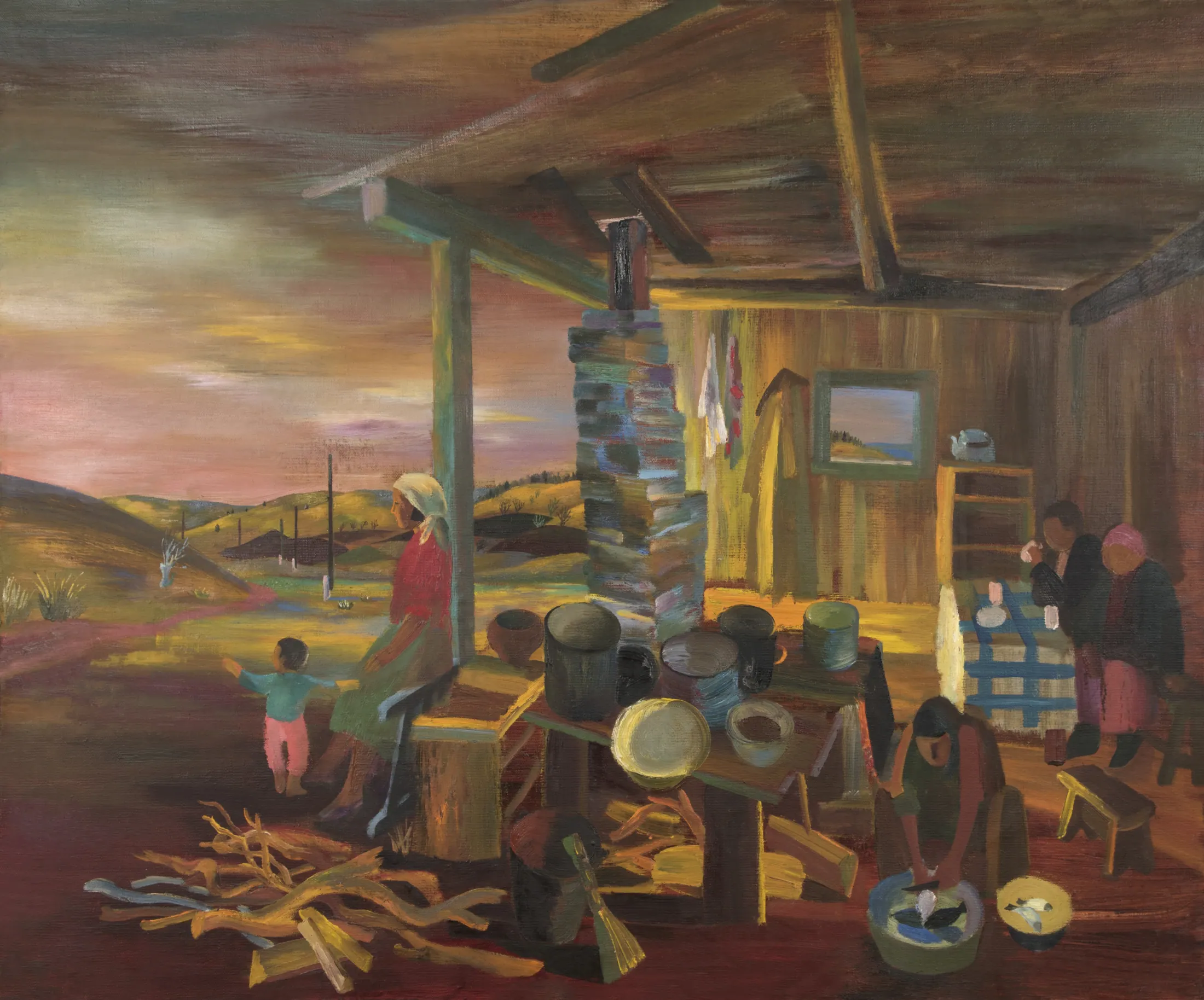 Вечер на летней кухне, 1987