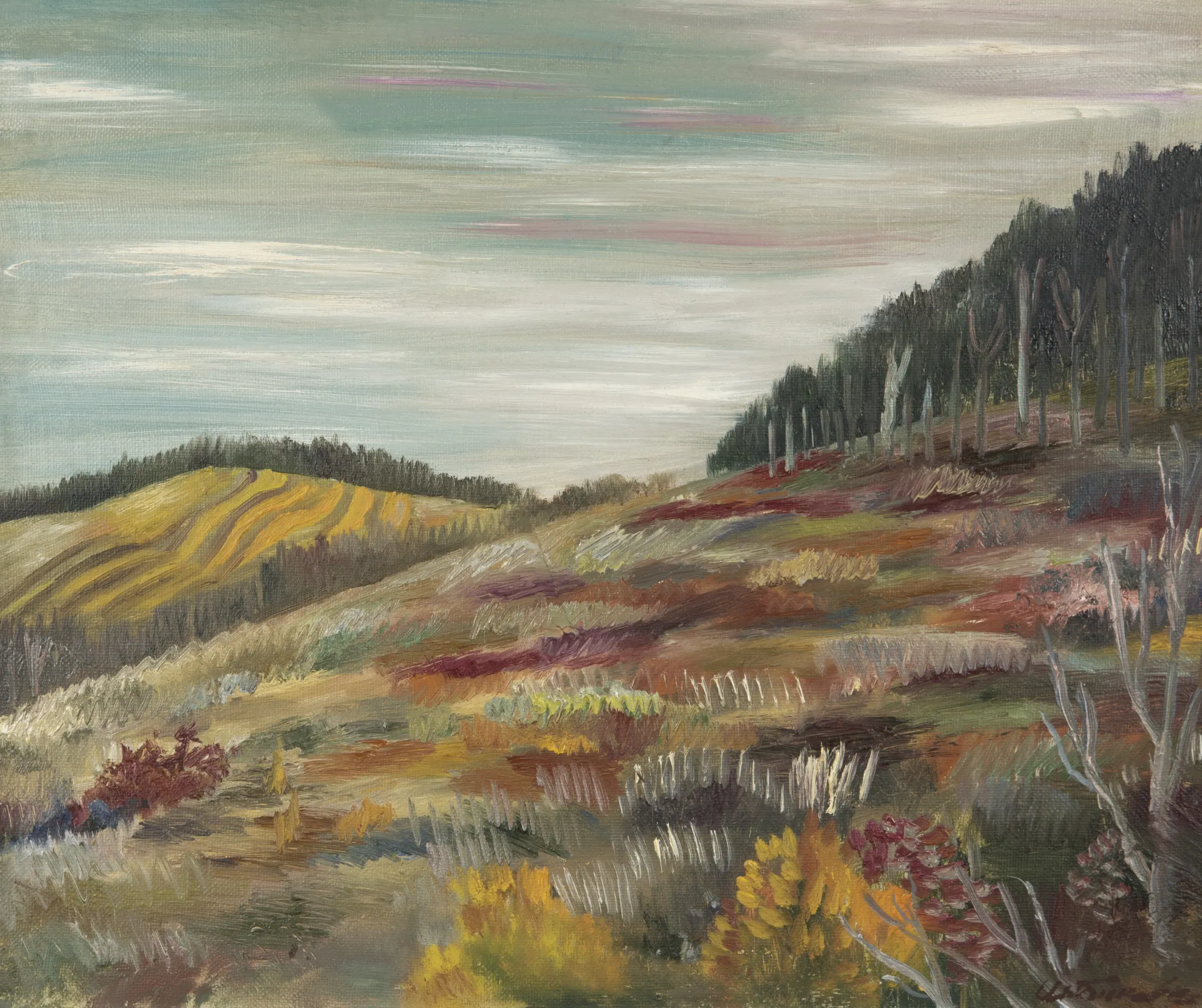 Багряный склон горы, 1983