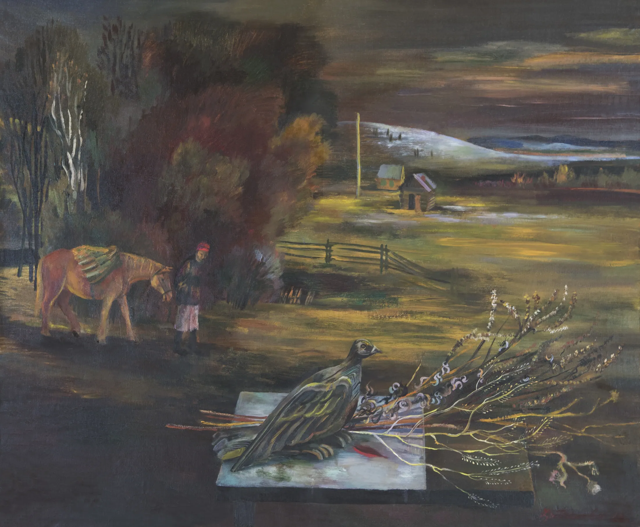 «Осенний ветер». Правая часть диптиха, 1983